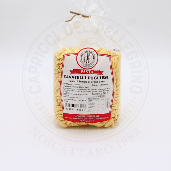 cavatelli pugliesi Capricci del Pellegrino